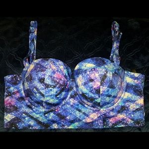 Torrid Space Geo Push-up Bikini Top